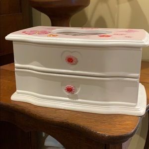 Girls flower jewelry box